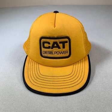 Cat diesel Power trucker mesh vintage hat cap Sna… - image 1