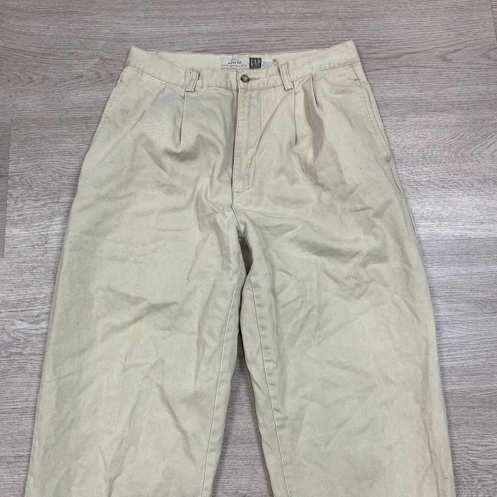 Gap × Vintage VTG 90s Gap Easy Fit Pleated Khakis… - image 2