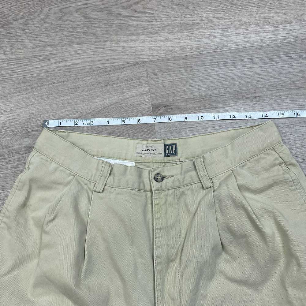 Gap × Vintage VTG 90s Gap Easy Fit Pleated Khakis… - image 5