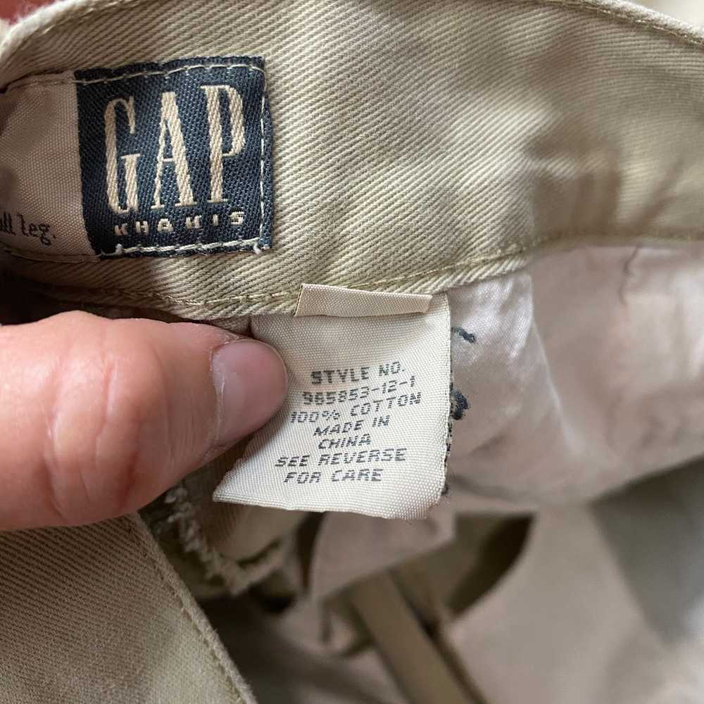 Gap × Vintage VTG 90s Gap Easy Fit Pleated Khakis… - image 9