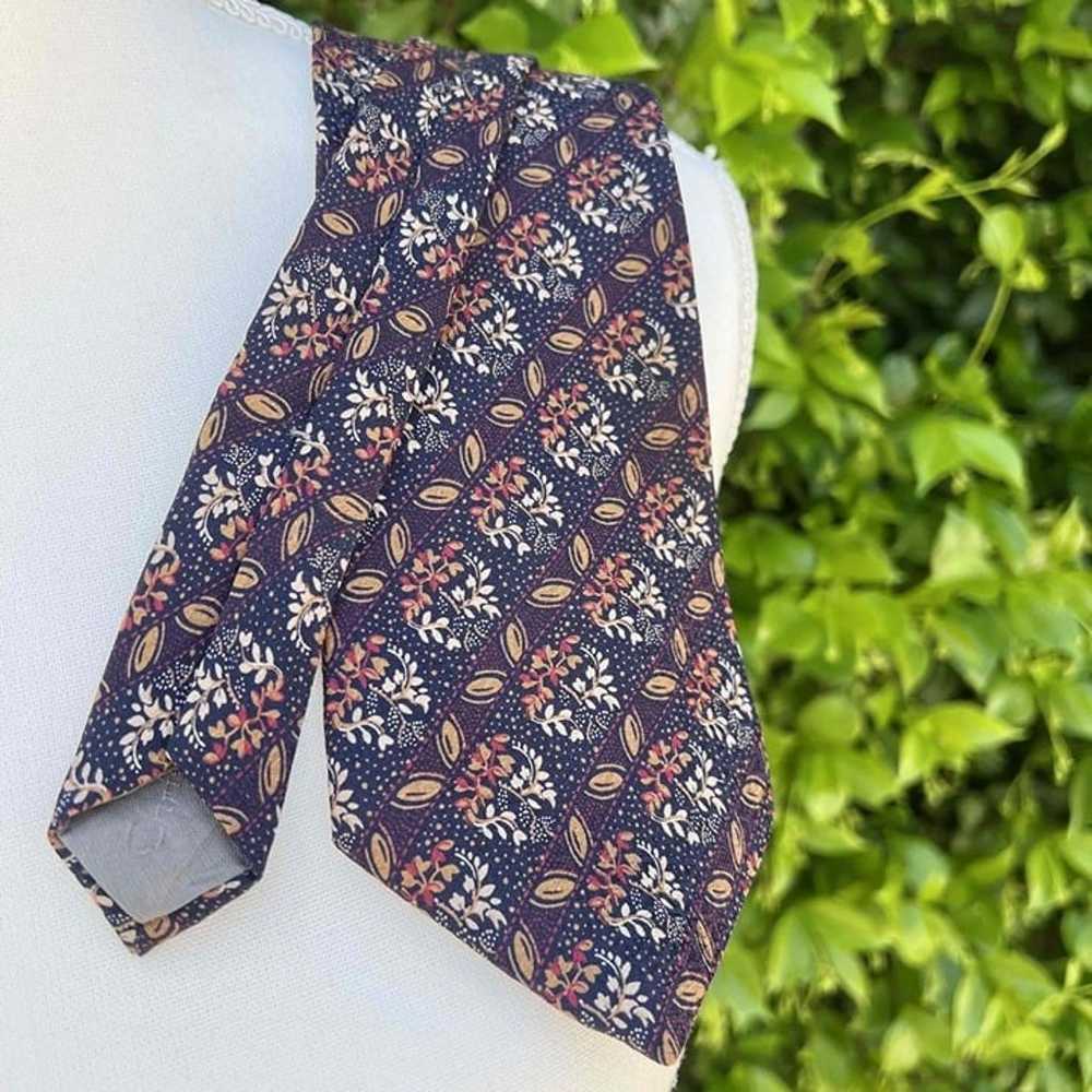 Christian Dior Necktie Mens Vintage Floral Printe… - image 3