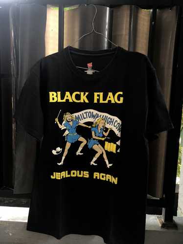 Vintage Y2K Black Flag Jealous Again Tee Vintage Band Tees Small Vintage Black Flag Size S Vintage Black Flag MiltownHigh Cow Hanes orders Size S