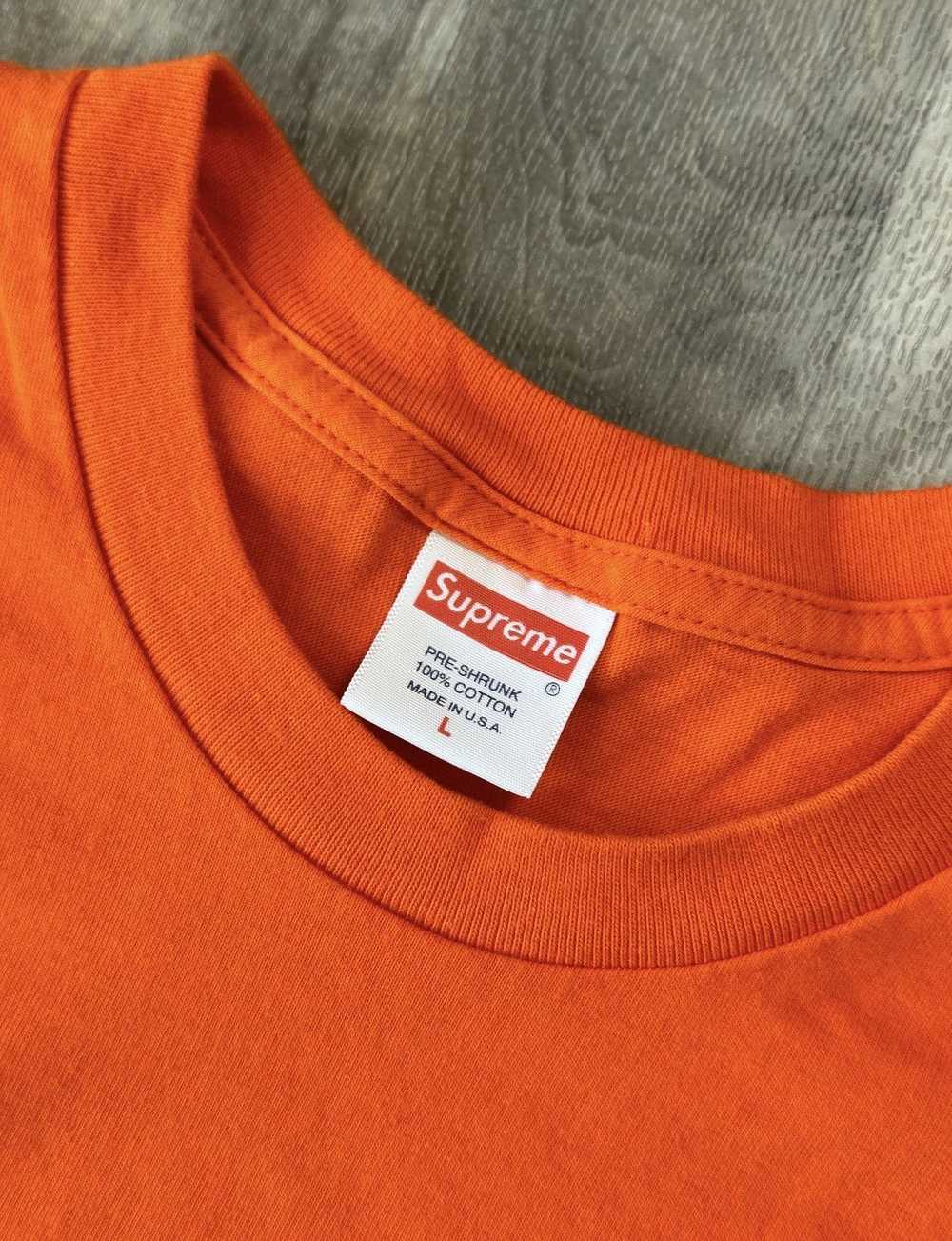 Supreme Supreme Box Logo L/S Tee Orange - image 2