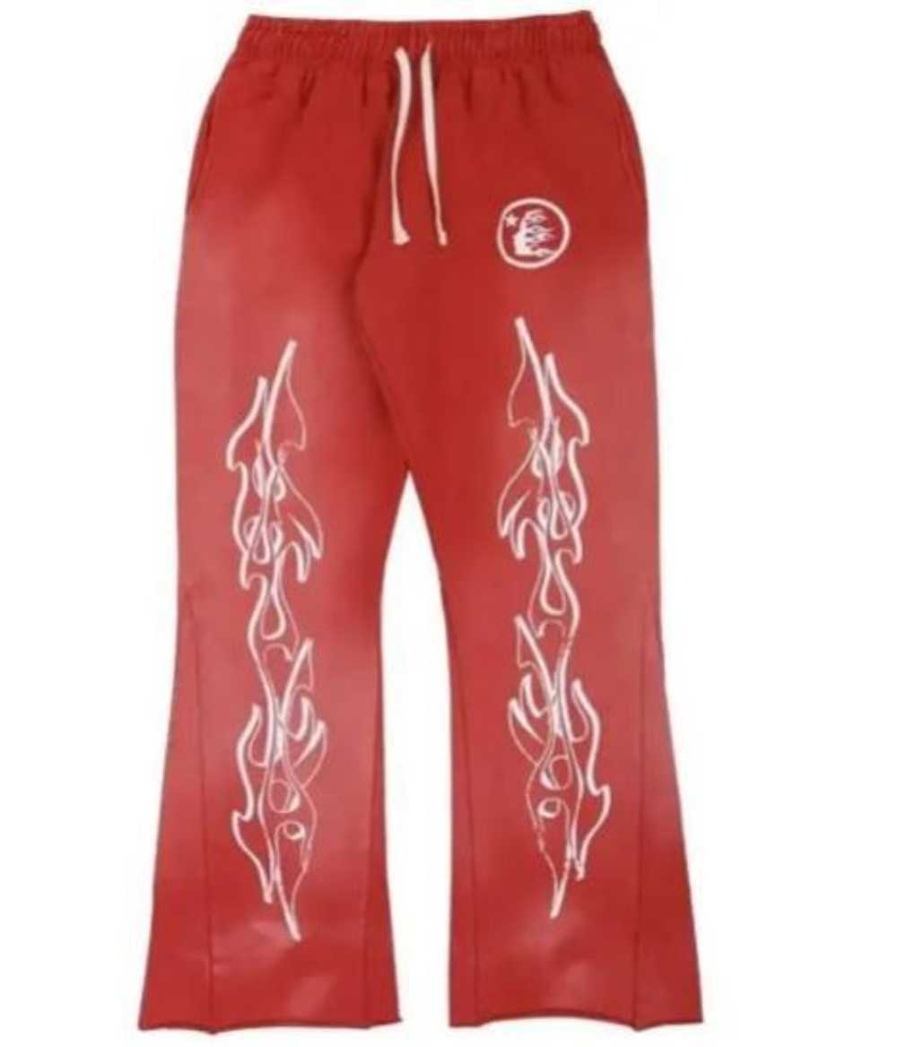 HELLSTAR Hellstar Studios “Flame” Flare Sweatpants - image 1