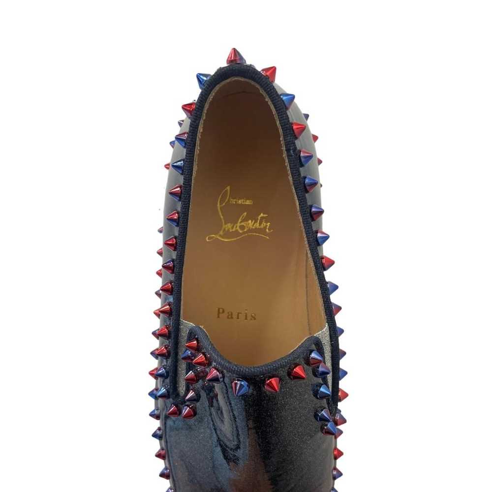 Christian Louboutin Roller Boat leather trainers - image 3