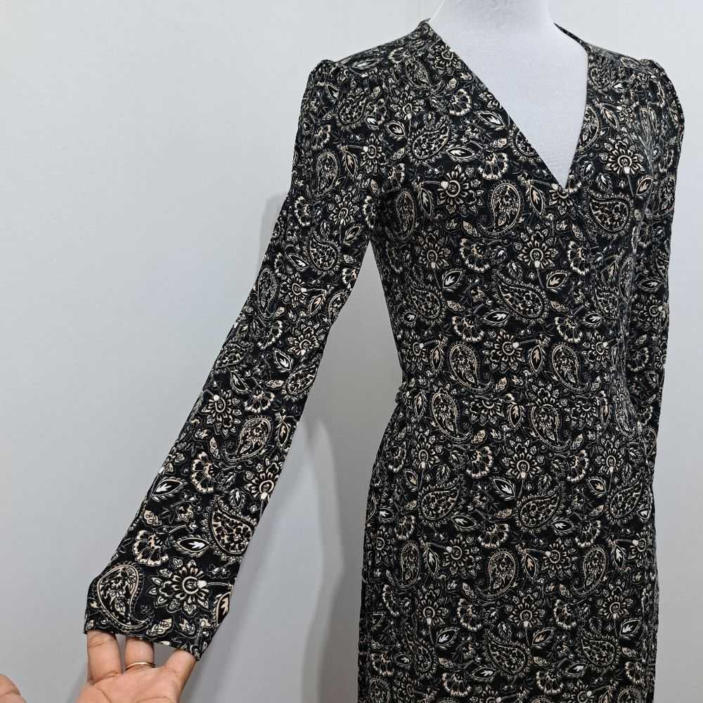 Boden Boden Paisley Terrace Jersey Wrap Maxi Dres… - image 10