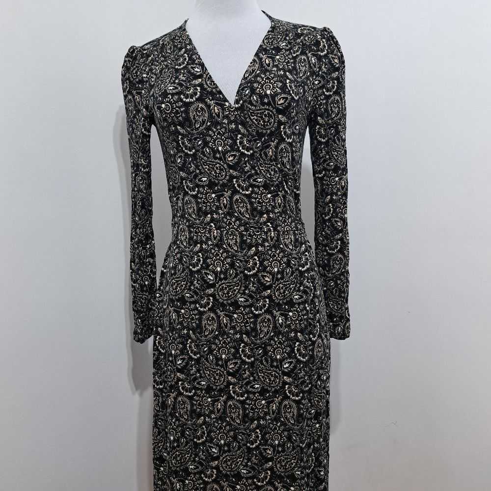 Boden Boden Paisley Terrace Jersey Wrap Maxi Dres… - image 12