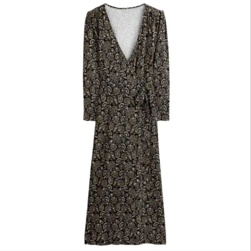 Boden Boden Paisley Terrace Jersey Wrap Maxi Dres… - image 1