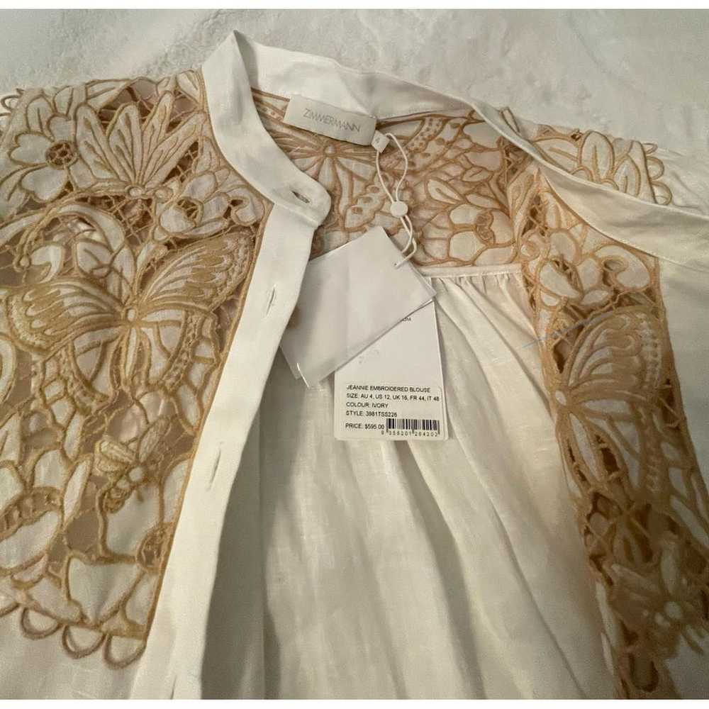 Zimmermann Linen blouse - image 7