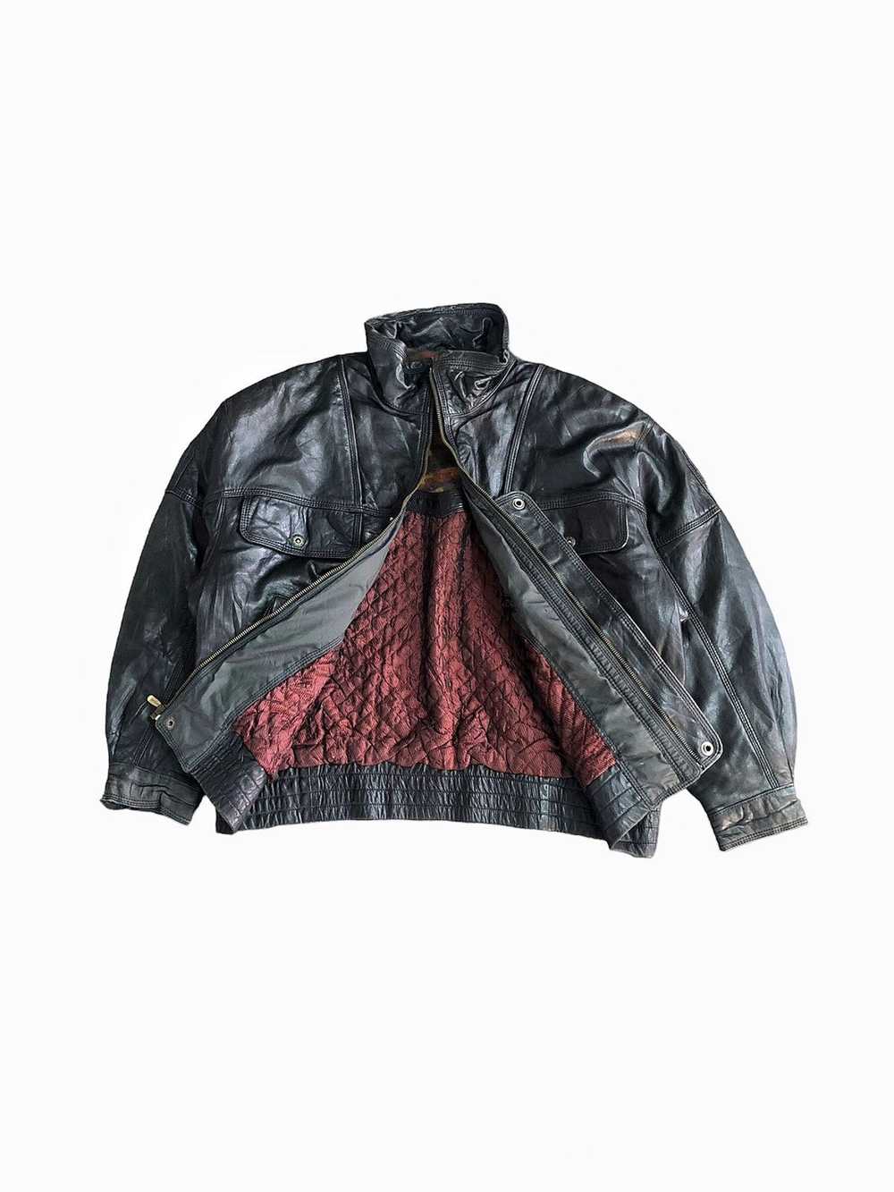 Bally × Leather Jacket × Vintage Circa 1980s Ball… - image 8