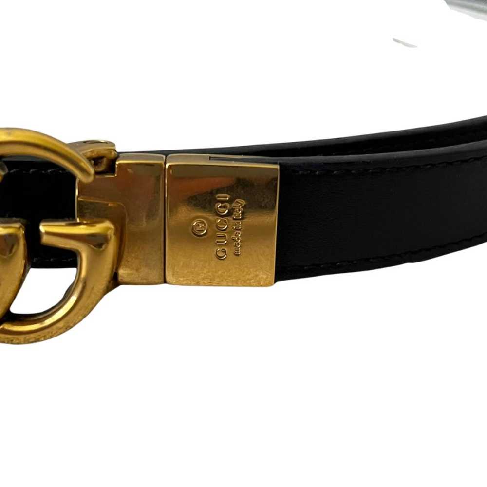 Gucci Gg Buckle leather belt - image 3