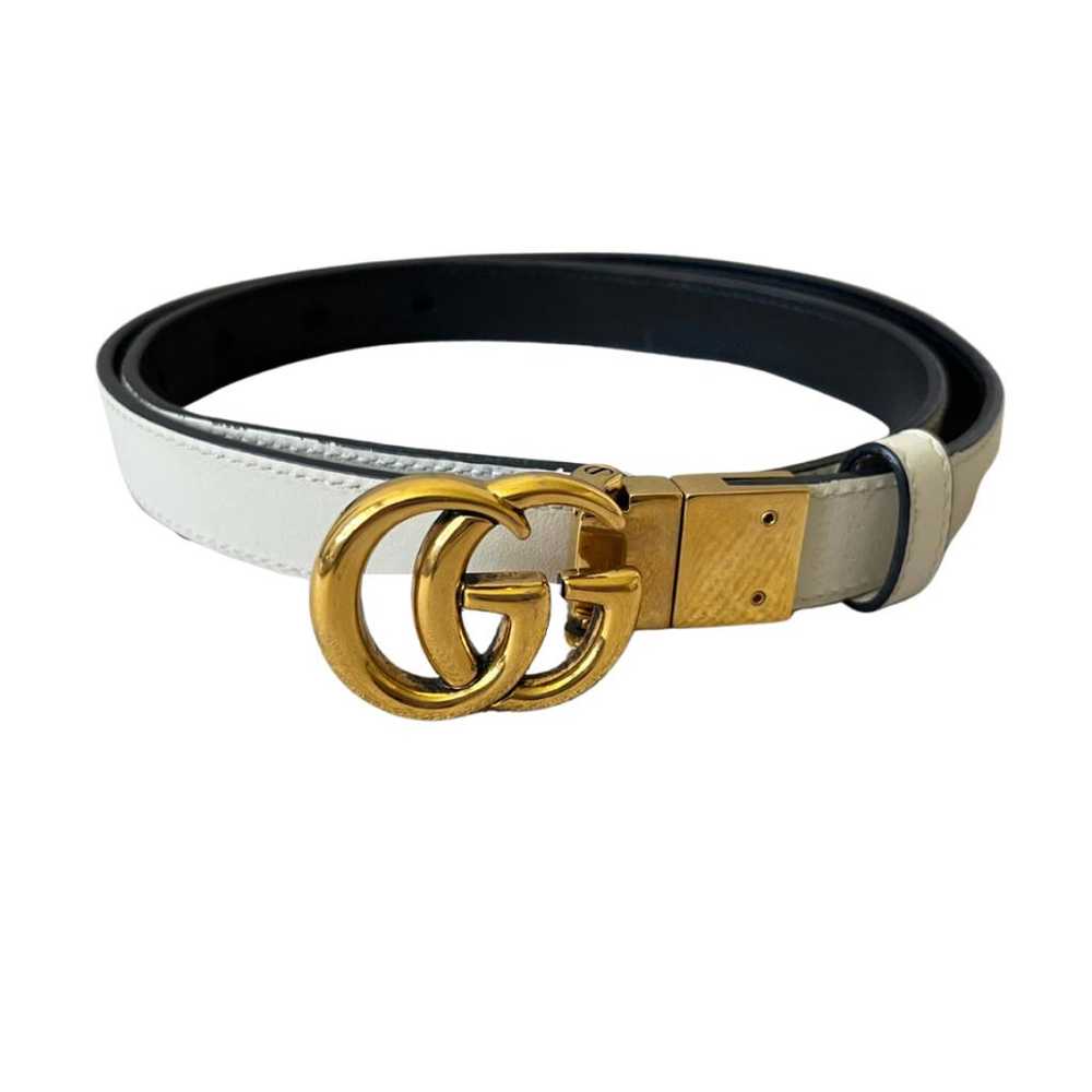 Gucci Gg Buckle leather belt - image 4