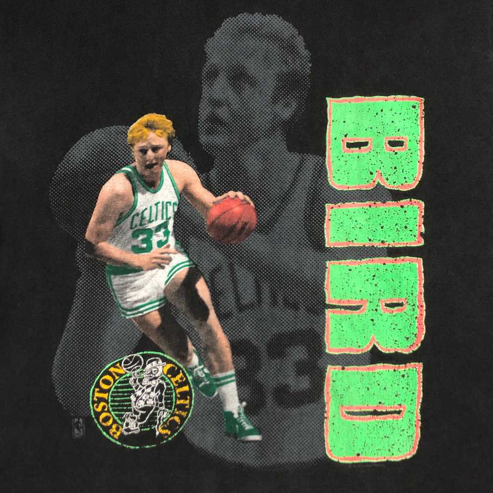 Vintage NBA Boston Celtics Larry Bird Salem Sport… - image 2