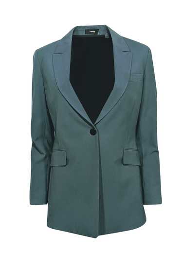 Theory - Green Single Button Blazer Sz 4