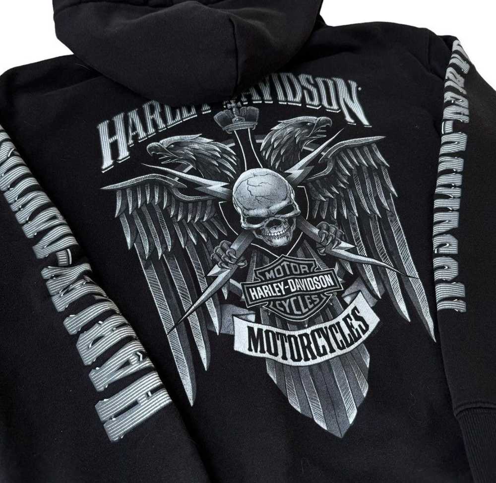 Harley Davidson × Vintage Harley Davidson Skull H… - image 3