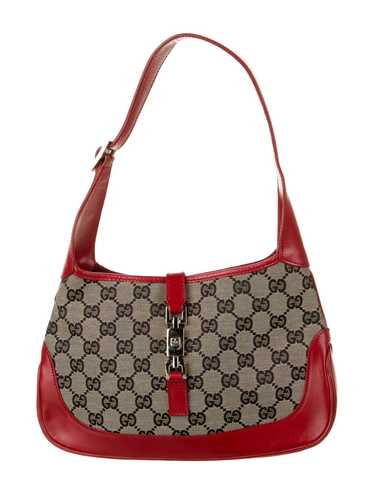 Gucci Gucci Small GG Canvas Jackie O Hobo Handbag