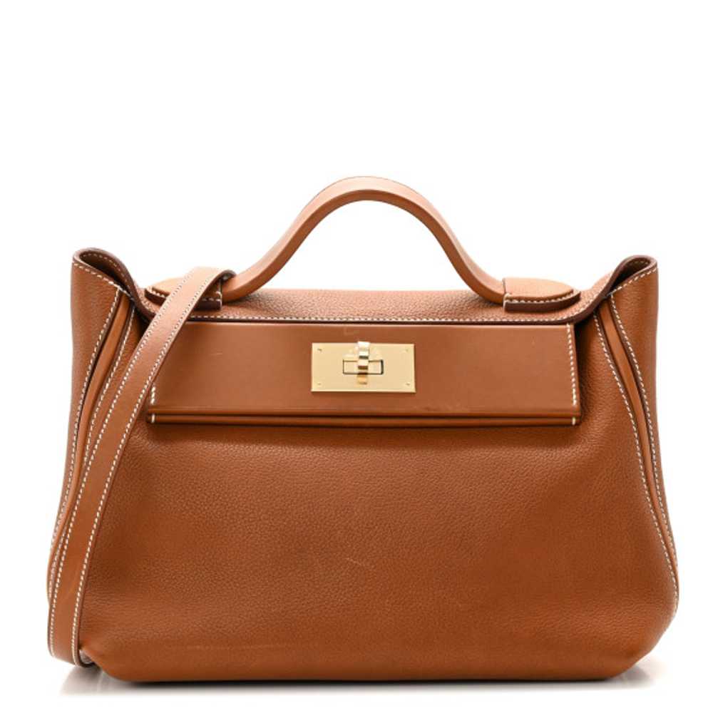 HERMES Barenia Faubourg 24/24 29 Fauve - image 1