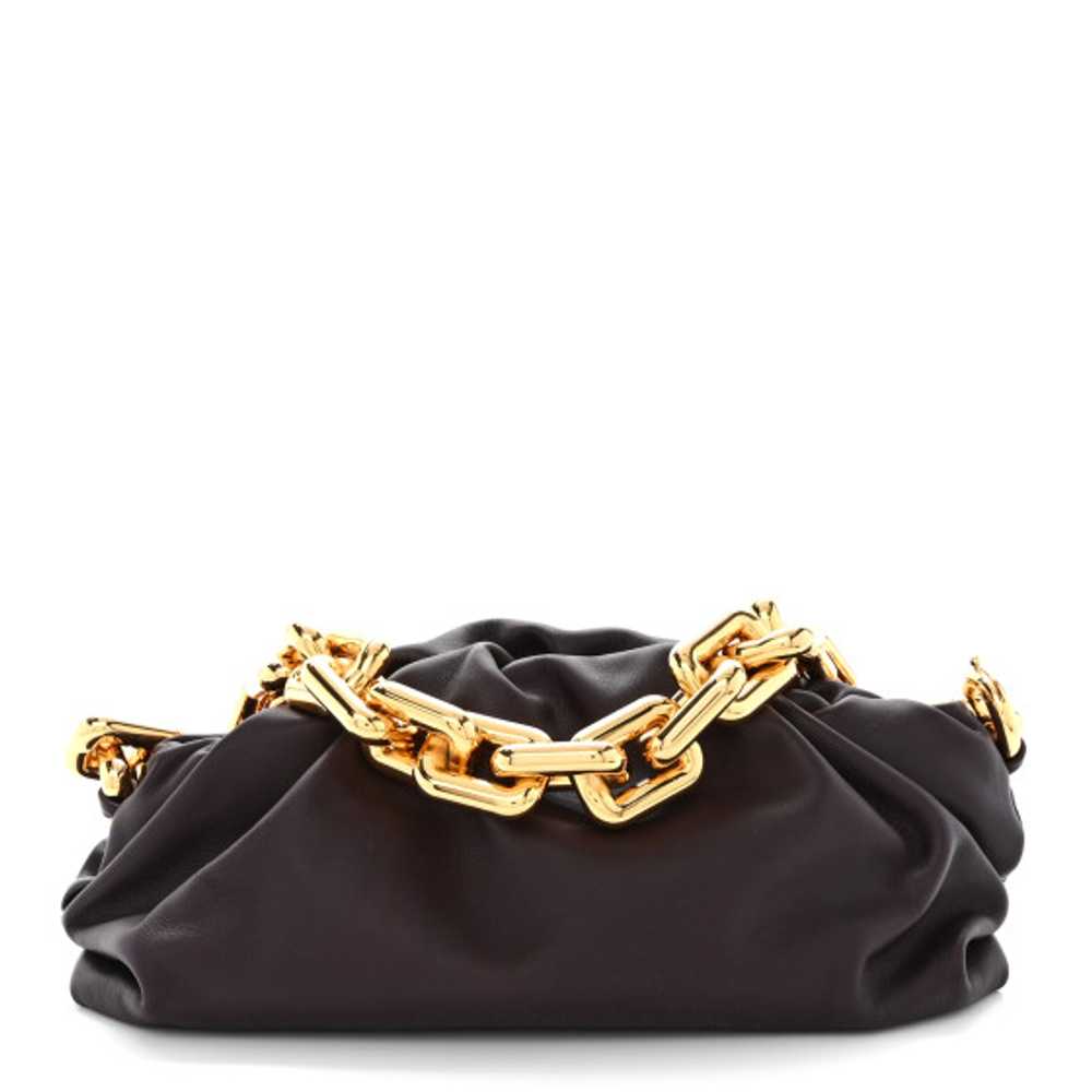 BOTTEGA VENETA Calfskin The Pouch Chain Grape - image 1