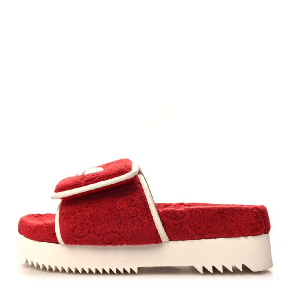 GUCCI X ADIDAS Terry Cloth GG Monogram Womens Pla… - image 1