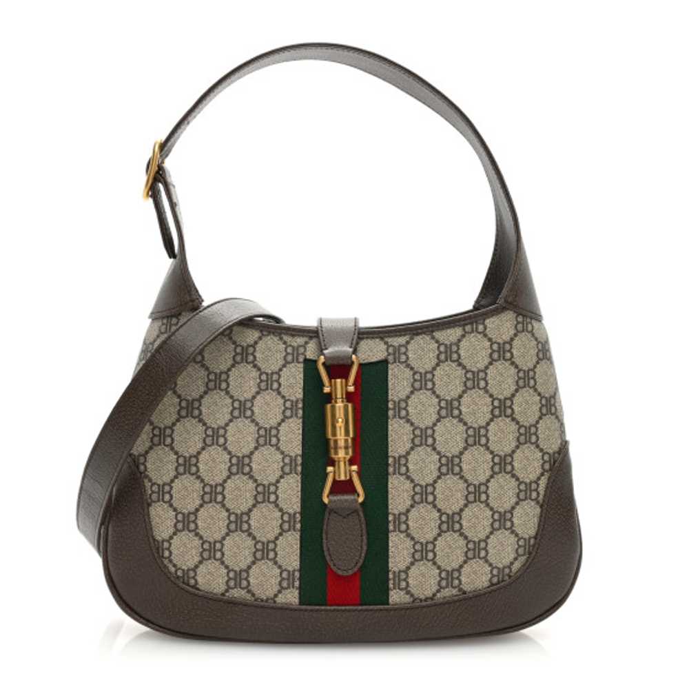 GUCCI X BALENCIAGA BB Supreme Monogram Calfskin W… - image 1