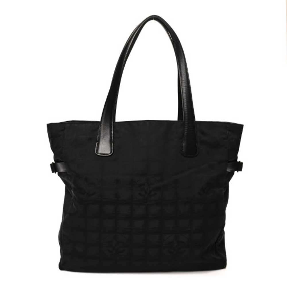 CHANEL Nylon Medium Travel Tote Black - image 1