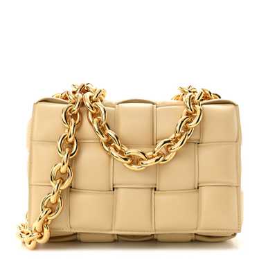 BOTTEGA VENETA Lambskin Maxi Intreccio Padded Cha… - image 1