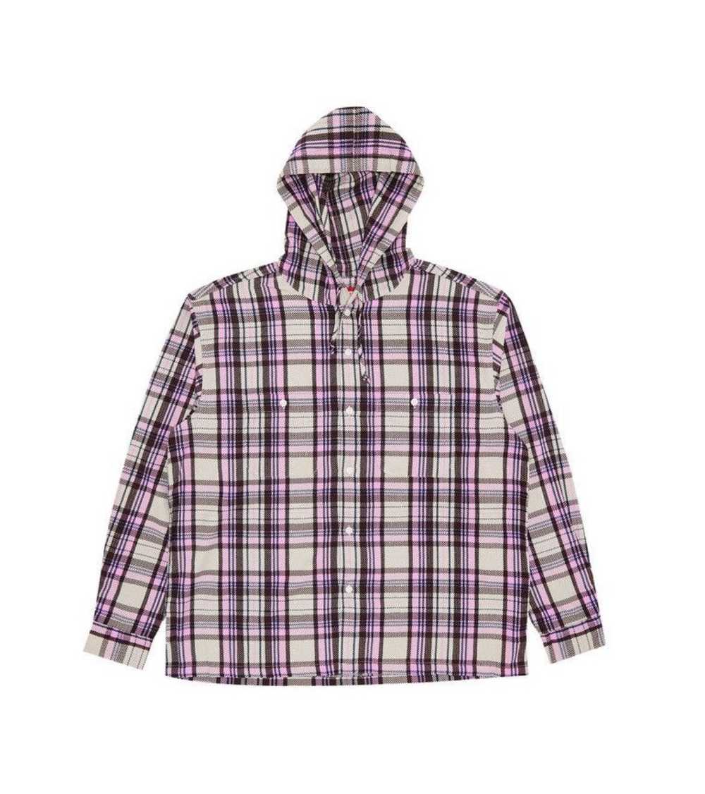 Supreme Supreme printed hooded flannel shirt - image 1