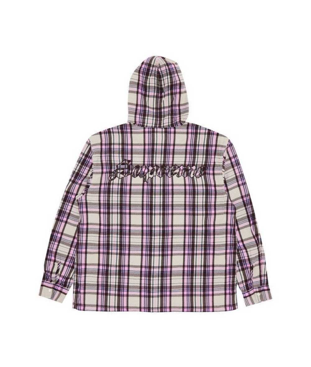 Supreme Supreme printed hooded flannel shirt - image 2