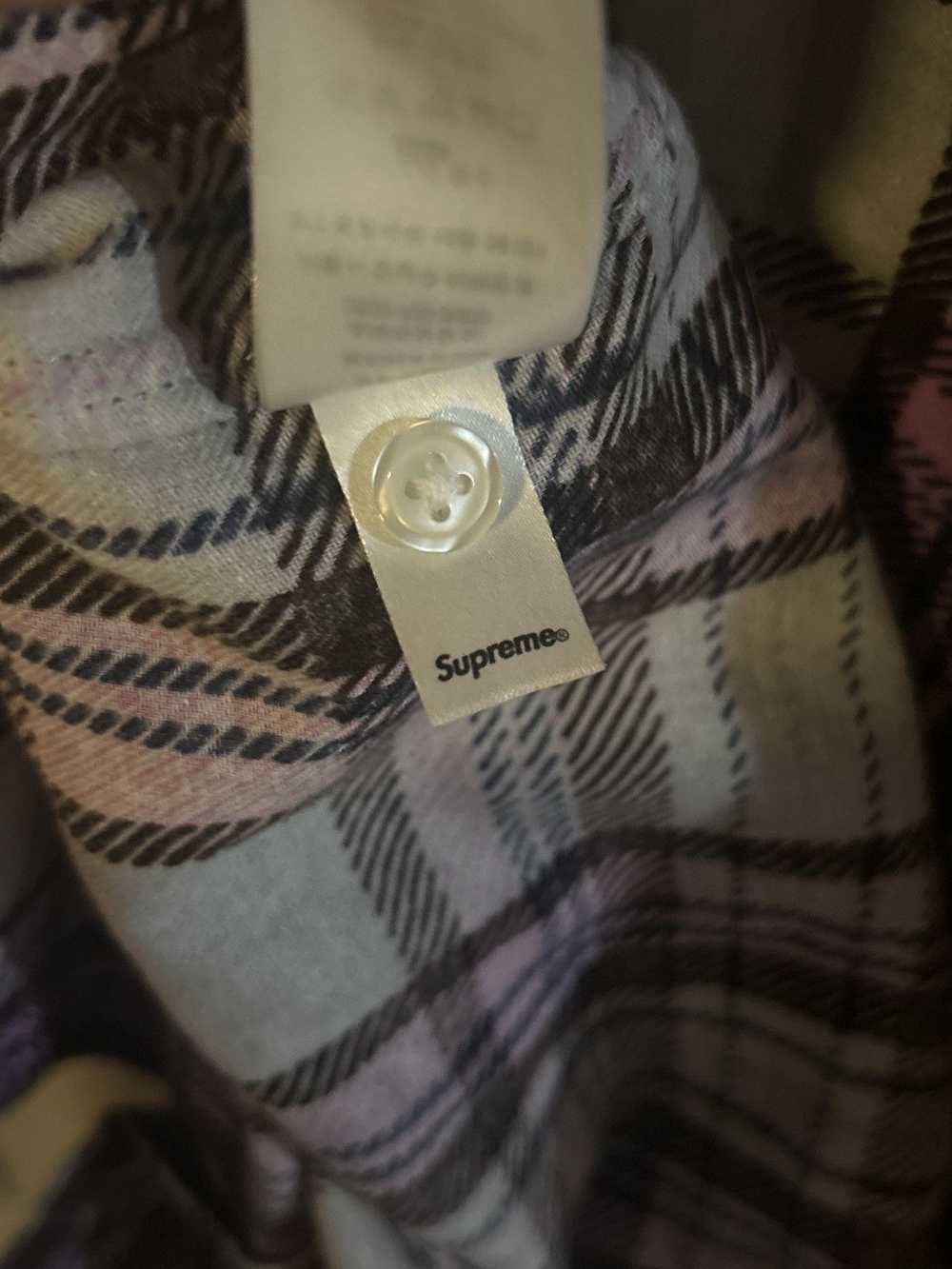 Supreme Supreme printed hooded flannel shirt - image 4