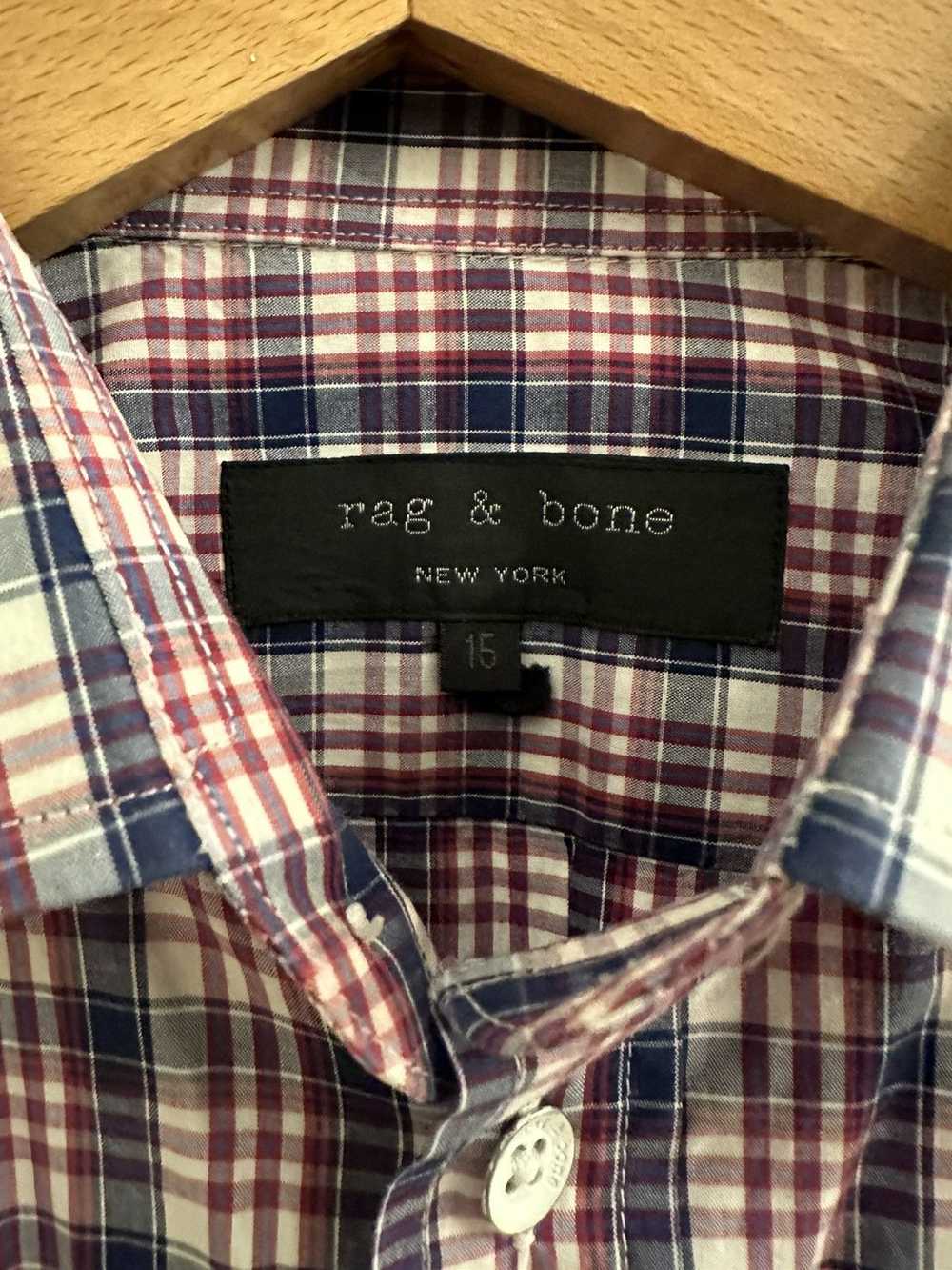 Rag & Bone Rag & Bone Checkered Dress Shirt - image 2