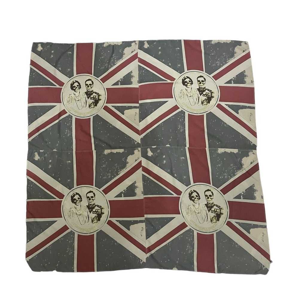 Japanese Brand Union jack flag scarves Gawd save … - image 2