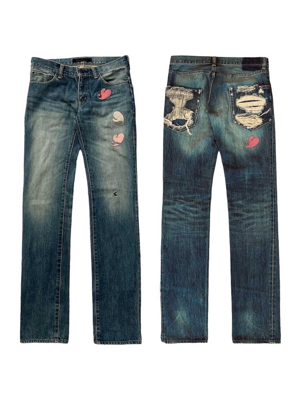 Undercover aw05 Arts & Crafts Heart Denim - image 1