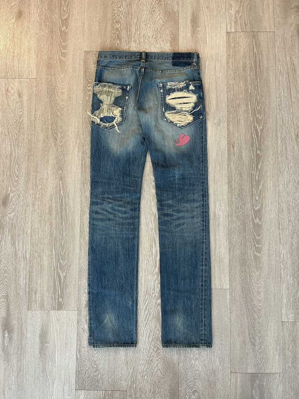 Undercover aw05 Arts & Crafts Heart Denim - image 4