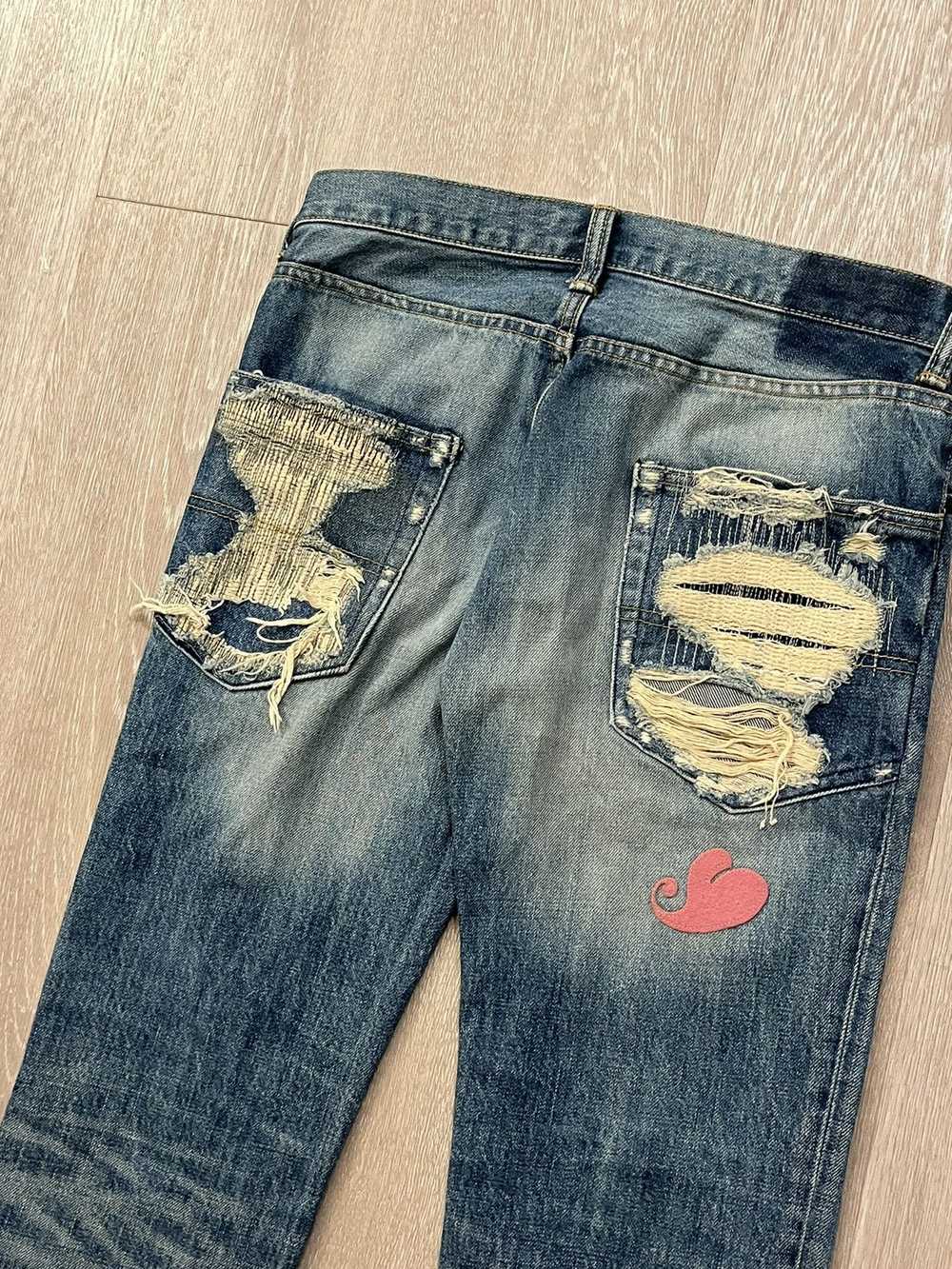 Undercover aw05 Arts & Crafts Heart Denim - image 5