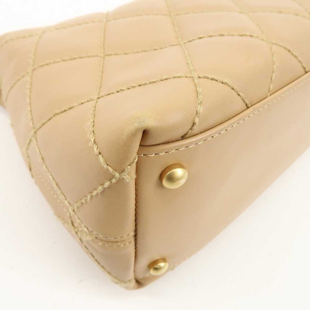 CHANEL Wild Stich Lambskin Shoulder Bag Hand Bag … - image 10