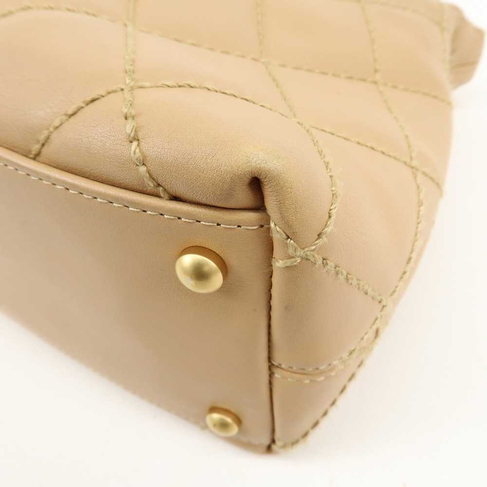 CHANEL Wild Stich Lambskin Shoulder Bag Hand Bag … - image 11