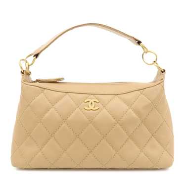 CHANEL Wild Stich Lambskin Shoulder Bag Hand Bag … - image 1