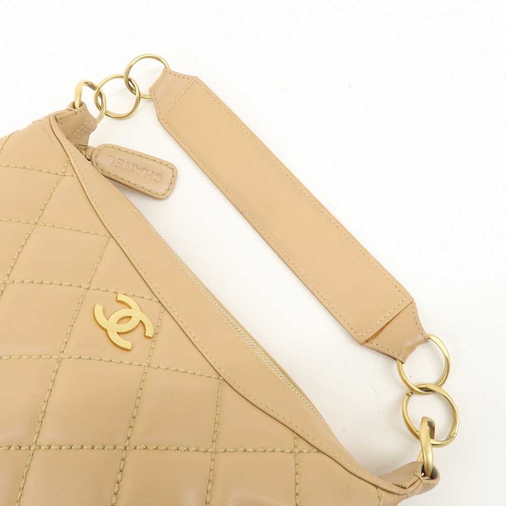 CHANEL Wild Stich Lambskin Shoulder Bag Hand Bag … - image 6