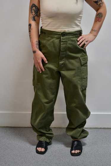 Herringbone Twill Military Cargos