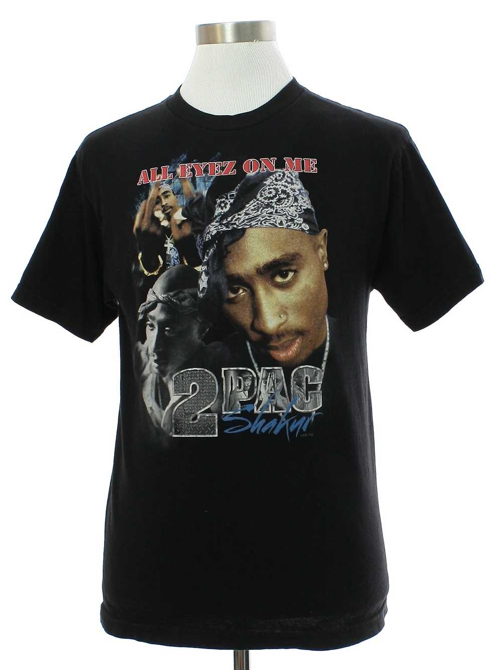 1990's Bravado Mens 2Pac Rap Band T-Shirt - image 1