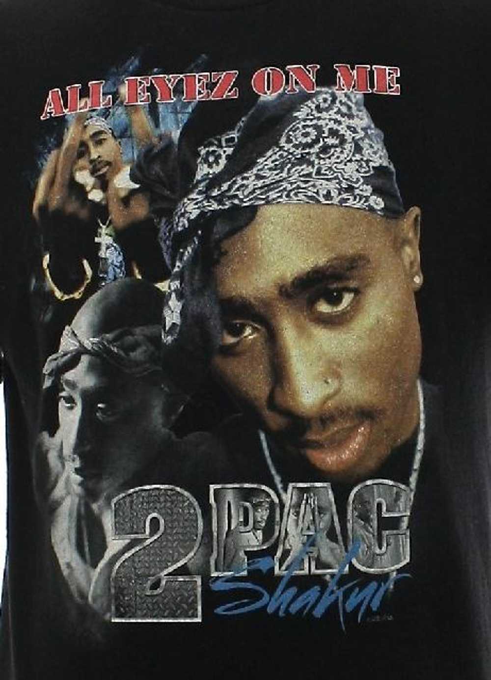 1990's Bravado Mens 2Pac Rap Band T-Shirt - image 2