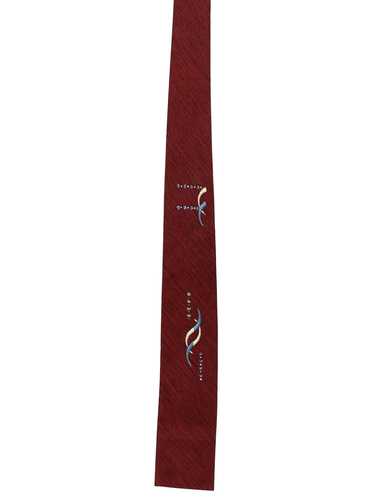 1950's Mens Skinny Flat Bottom Necktie