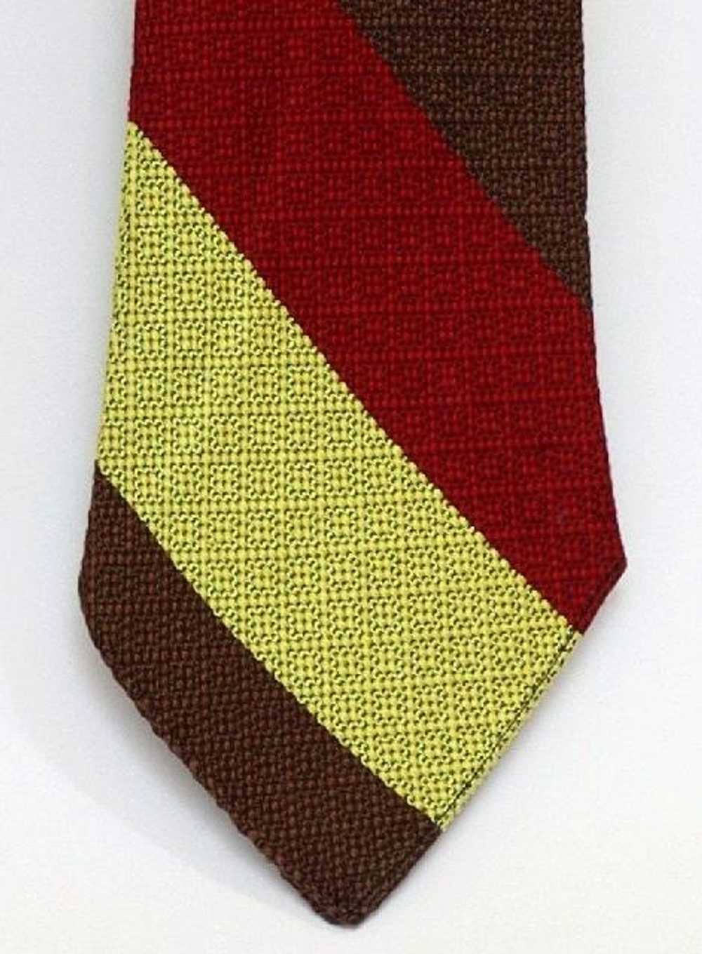 1960's All Silk by Hut Mens Diagonal Necktie - image 2