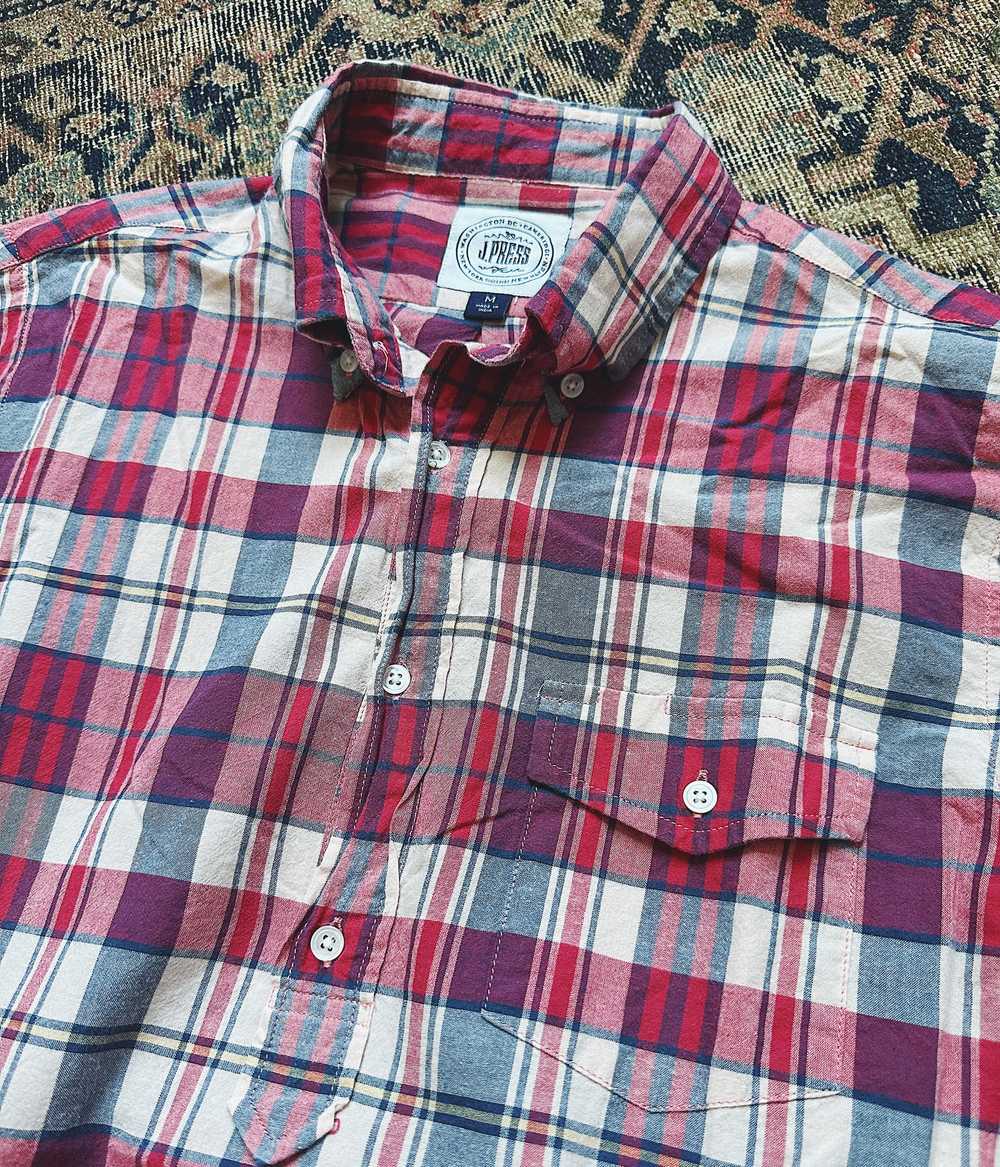 J. Press Madras Popover Shirt - image 2