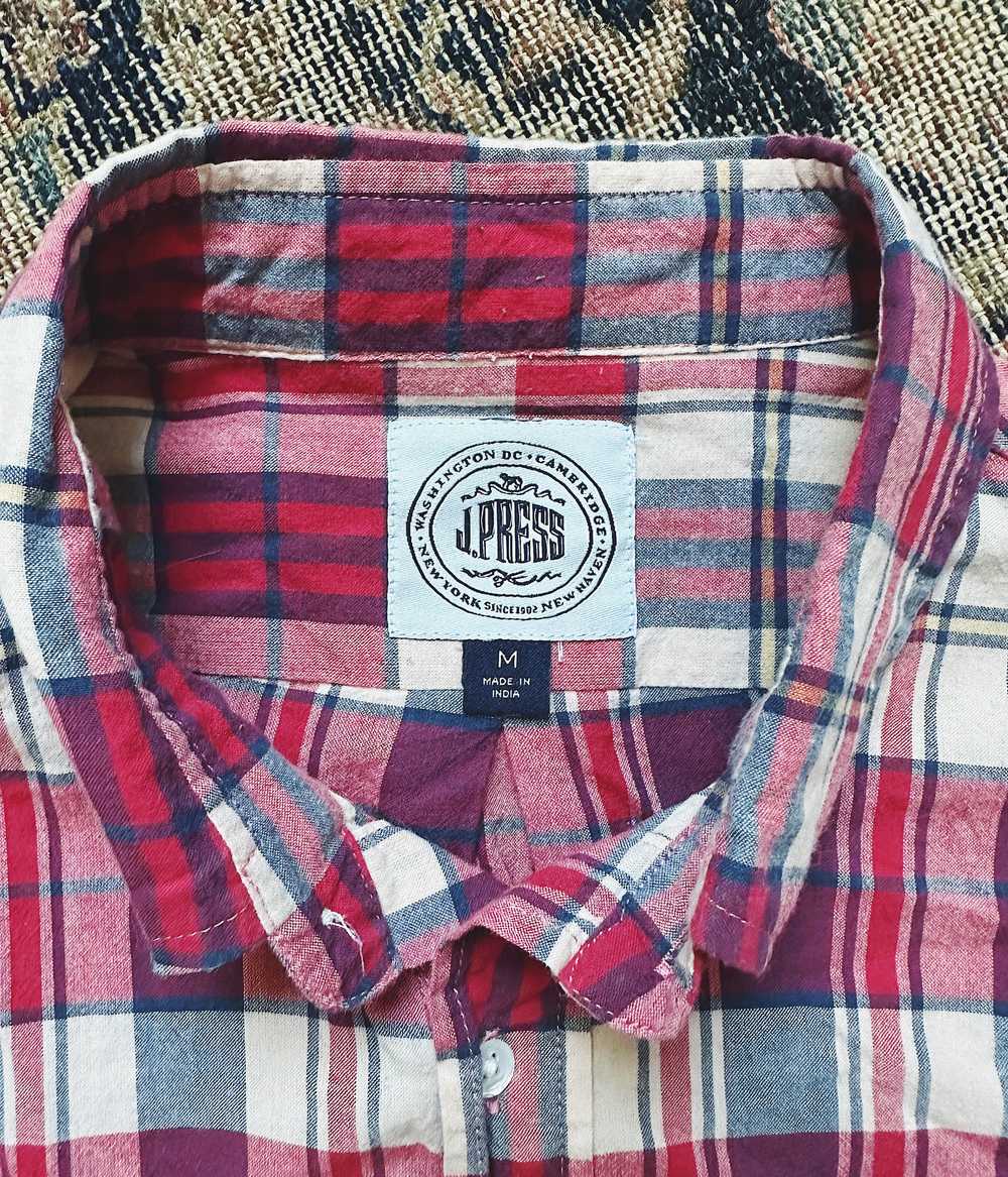 J. Press Madras Popover Shirt - image 3