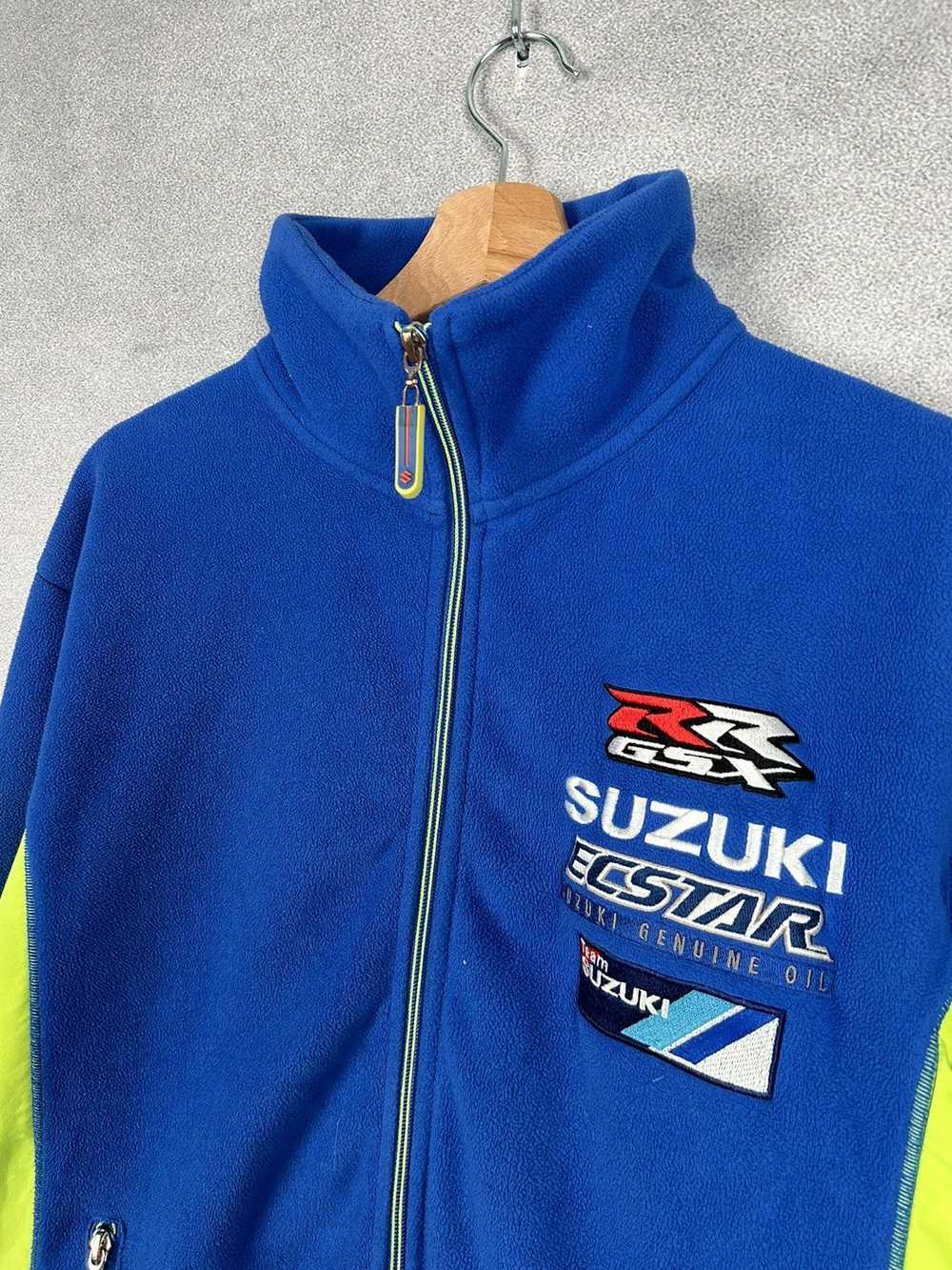 Racing × Vintage Vintage Suzuki Team Racing Fleec… - image 3