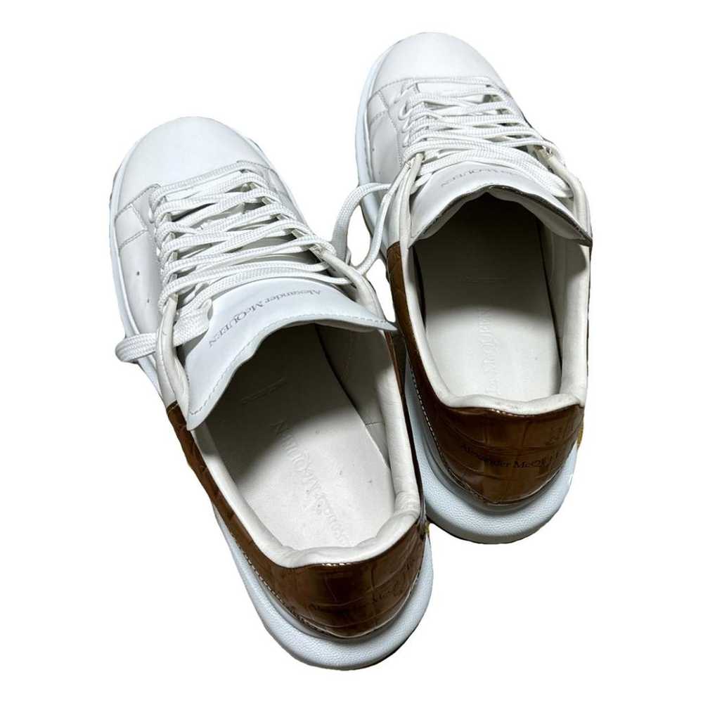 Alexander McQueen Leather low trainers - image 2