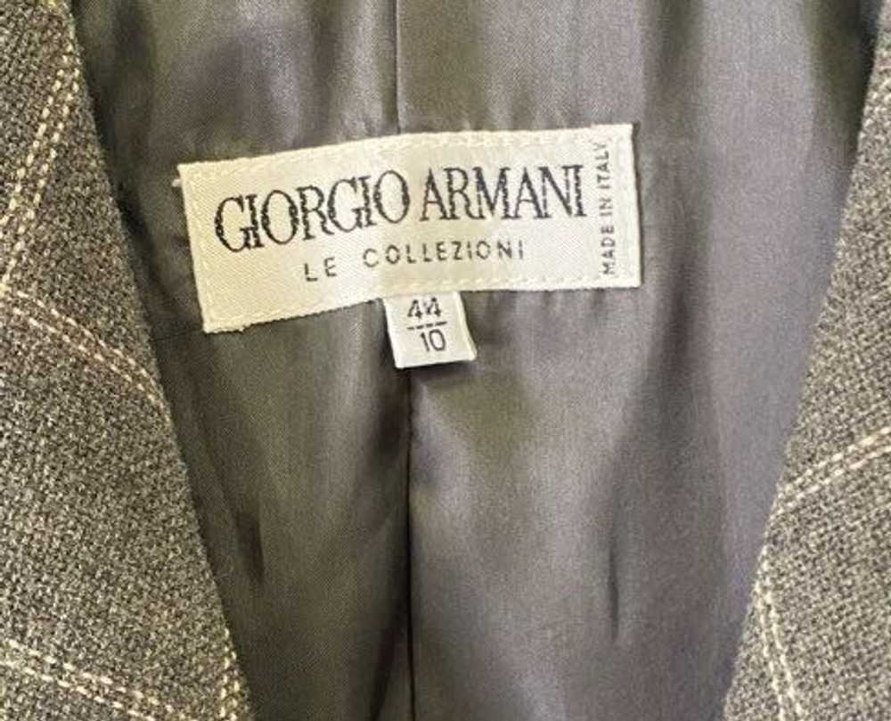 Giorgio Armani Le Collezioni Gray Blazer - Size 4… - image 3