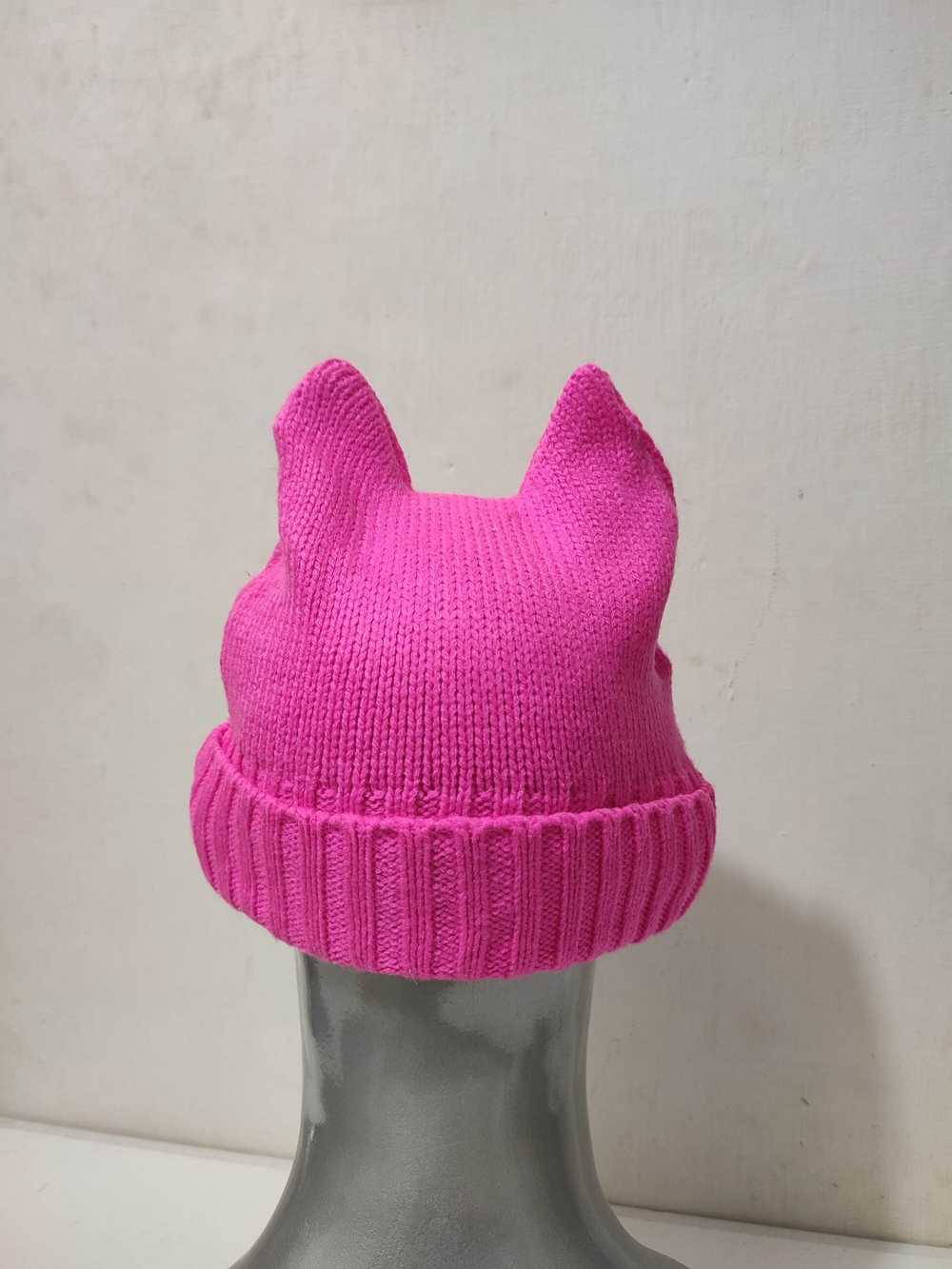 Other × Streetwear Pink Bunny Ear Devil Horns Bea… - image 7