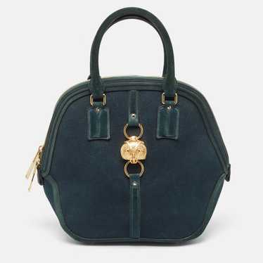 Burberry BURBERRY Dark Green Nubuck Leather Orcha… - image 1